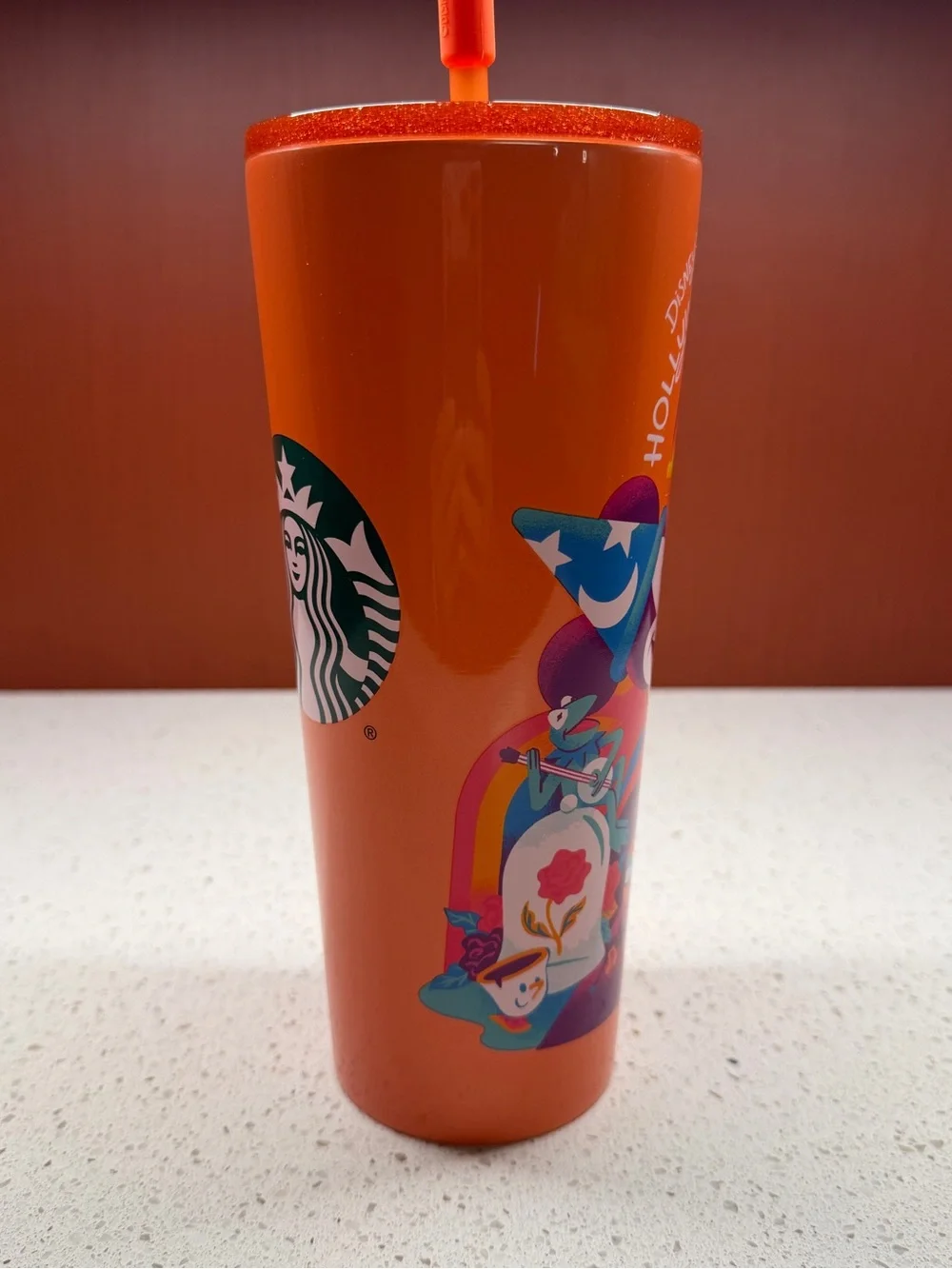 NEW 2026 DISNEY STARBUCKS HOLLYWOOD STUDIOS MICKEY FANTASIA GERTIE TOPER TUMBLER